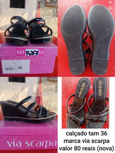 Sandalia via scarpa 36