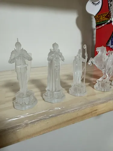Decoração Xadrez de Bruxo Harry Potter 6 pc em RESINA