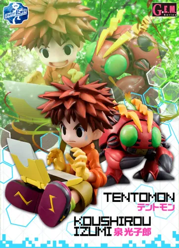 DIGIMON - Izzy (Koshirou) e Tentomon Megahouse Bootleg
