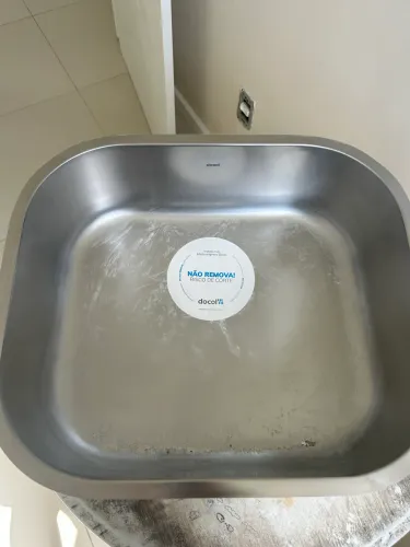 Cuba Docol Riva Inox 40x34 - Nova, Nunca Instalada