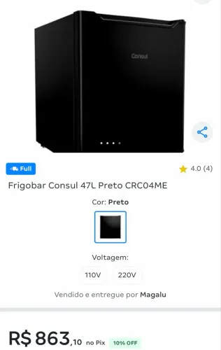 Frigobar Cônsul 47L