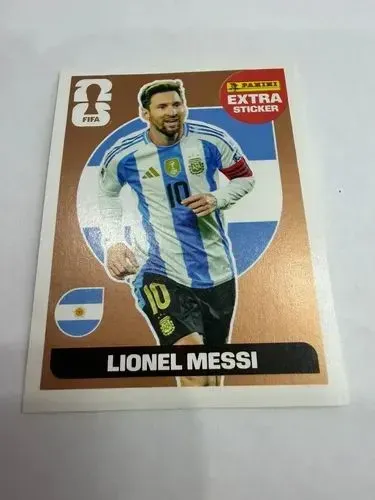 Figurinha Legend Bronze Lionel Messi - Extra Sticker Panini Copa 2026 Original