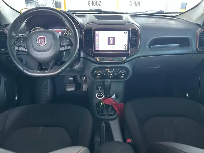 Central Multimídia Kronos 9? para Fiat Toro / Renegade / Compass + Moldura Toro Volcano
