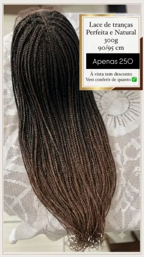 Lace de tranças 95 cm 