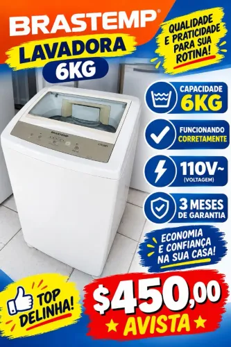 Lavadora Brastemp 6kg