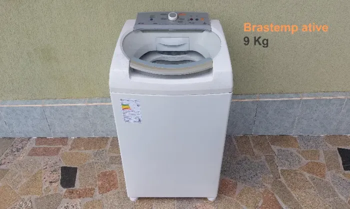 Máquina de Lavar roupa Brastemp 9kg Ative  - ac. Cartão. 