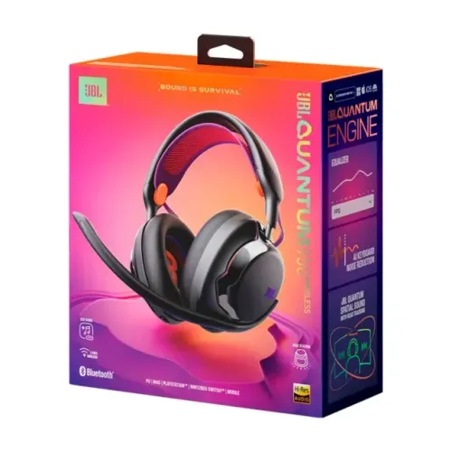 Headset Gamer Sem Fio JBL Quantum 950 Wireless, com Base Dock Station e Bateria Dupla, Pre