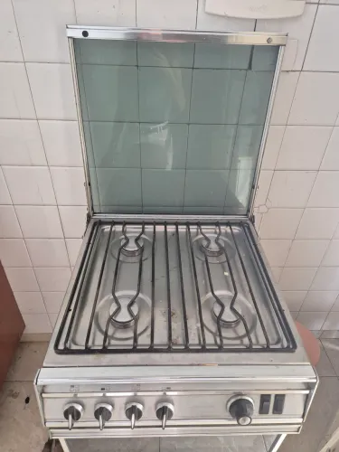 Fogão de Inox Semer - Retrô