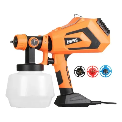 Pistola de Pintura Pulverizadora Elétrica de tinta 700w com 3 Bicos DEFFER: Sua Aliada em