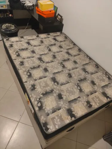 Cama Baú Casal (com colchão)