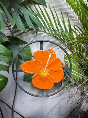 Porta Mangueira de Hibisco