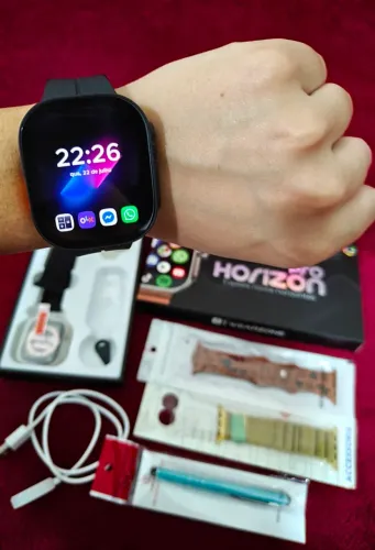 Relógio Android Smart Horizon Pro 4G AMOLED - 64GB +4GB Ram + GPS/Câmera - Parcelo até 18x