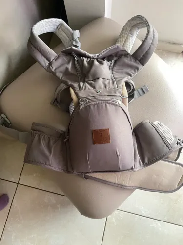 Canguru Ergonômico Porta-Bebê Land Multifunções Cinza