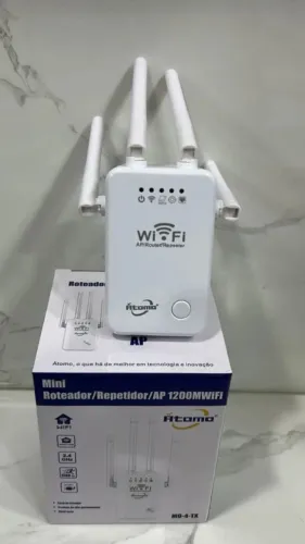 Repetidor e roteador Wi-Fi