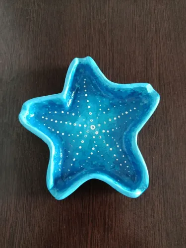 Cerâmica Estrela do Mar Turquesa