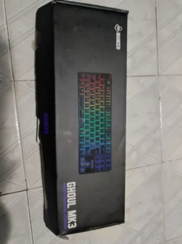 Teclado Mancer MK3 colorido nunca usado