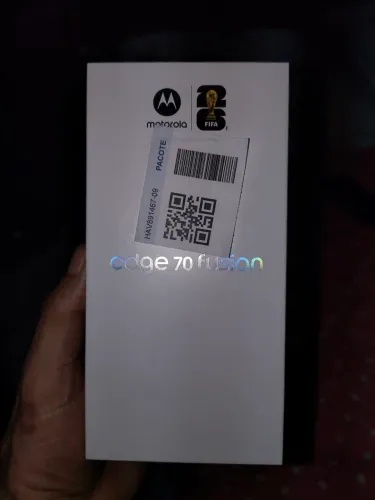 Vendo moto Edge 70 fusion 256gb Caixa