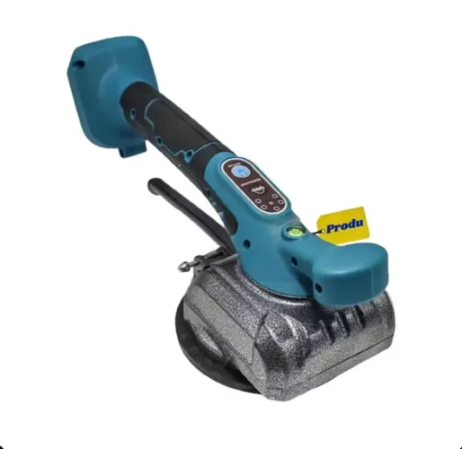 Máquina De Assentar Piso Profissional Produ 2 Baterias 21v Com Maleta Ajuste De Vibração