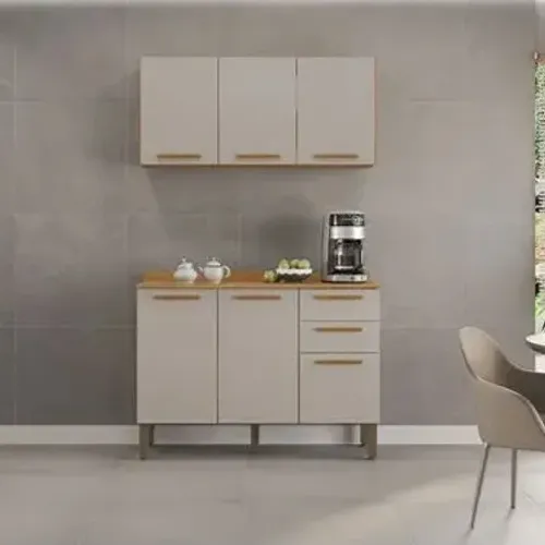 Kit Cozinha Valência Fechado - Entrega/Montagem Grátis Fortaleza