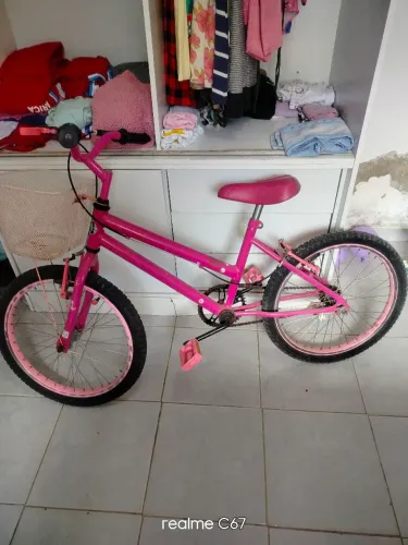 BICICLETA ARO 20 VAI COM RODINHAS 
