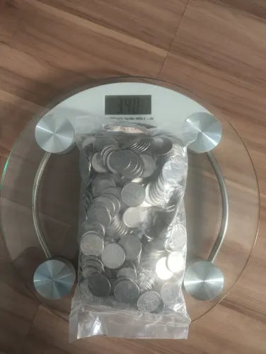 Lote Moedas Antigas Cruzeiro (anos 80) - 3,4 Kg (aprox 620 Un)