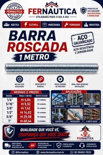 BARRA ROSCADA