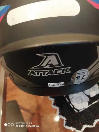 Capacete protock attack