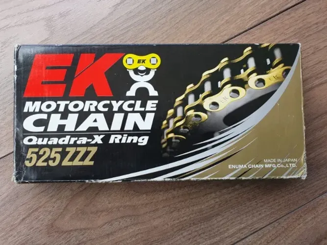 CORRENTE PARA MOTO EK 525 ZZZ - MOTORCYCLE CHAIN QUADRA-X RING