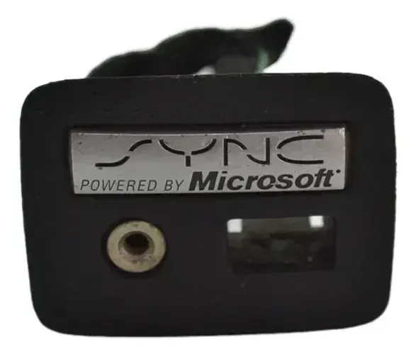 Moldura Entrada Usb Sem Conector New Fiesta 2015 Original Preto