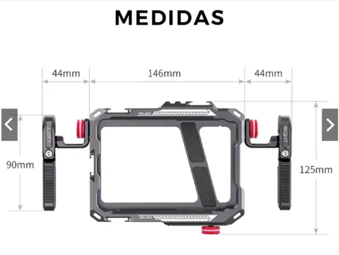 Cage Gaiola Estabilizadora Metal Ulanzi Para telefone