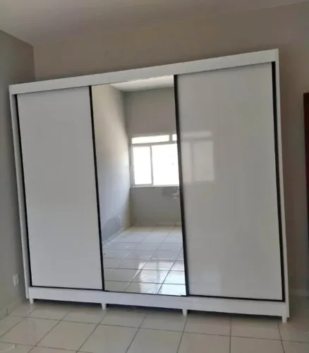Guarda Roupa Casal 100% MDF 3 Portas com Espelho (Novo) Entrega Grátis! 