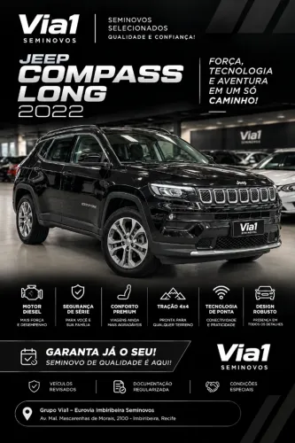 Jeep Compass Long. T270 1.3 TB 4X2 Flex AUT 2022