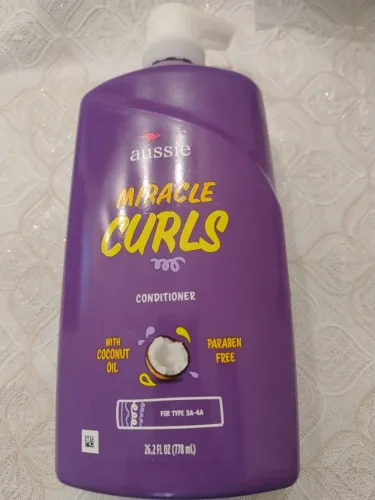 Condicionador Aussie Miracle Curls 778ml Original Importado - Óleo de Coco