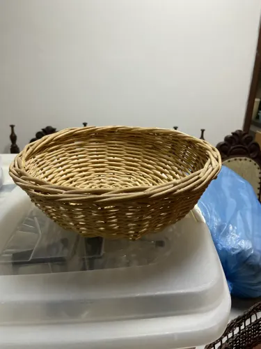Cesto de vime artesanal 