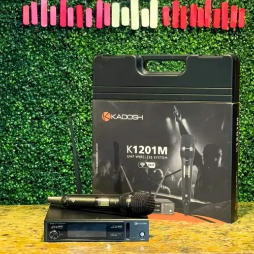 Microfone Kadosh Sem Fio K1201m