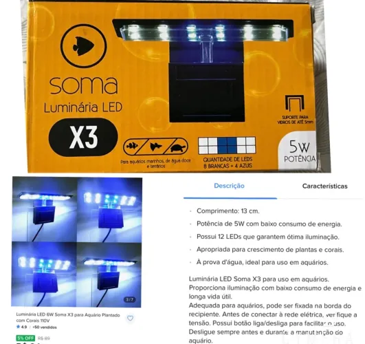 Luminária Soma
