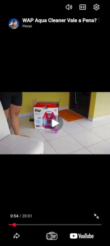 Aspirador extratora wap Aqua 110v..nova..leia