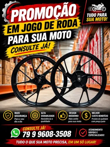 Jogo de roda diversos novo