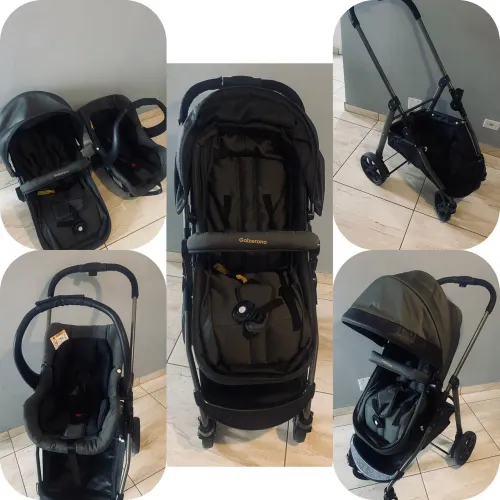 carrinho de bebê 3 em 1