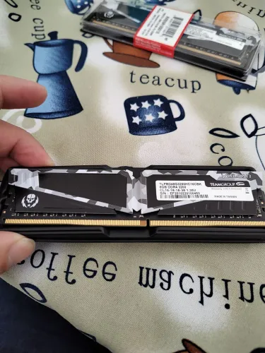 Memoria T-Force Vulcan ddr4 16gb (2x8gb) 3200Mhz