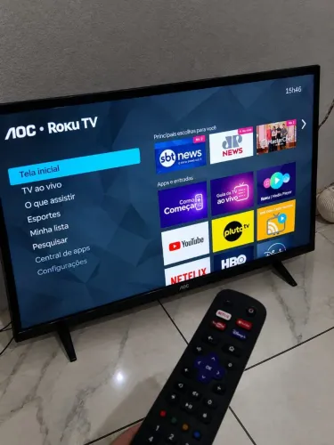 Televisão AOC Roku nova