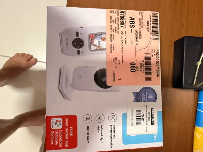 Vendo babá eletrônica Motorola em perfeito estado.