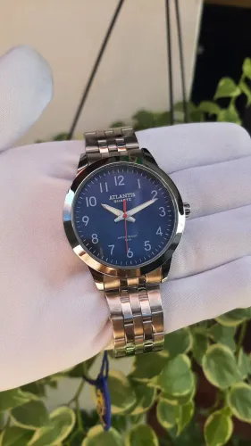 Relógio Masculino azul Atlantis
