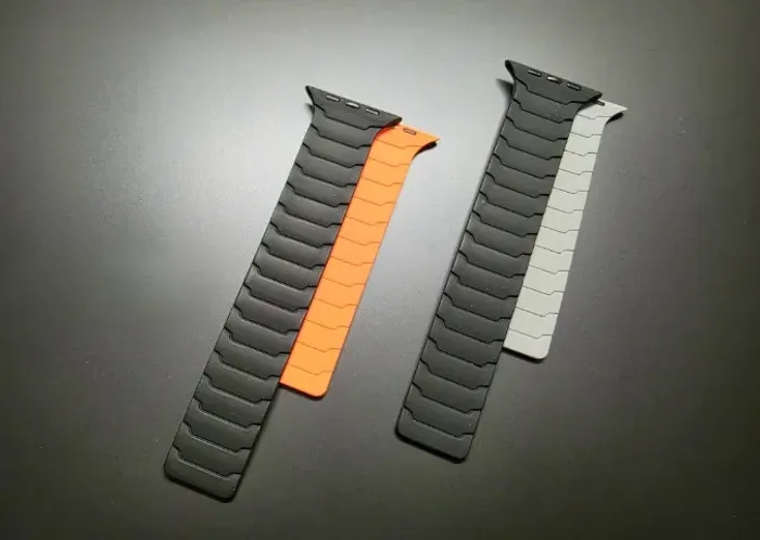 Pulseira Silicone Magnética Apple Watch Ultra 1 2 3 4 | 42 44 45 46 49mm | S 9 10 11 12