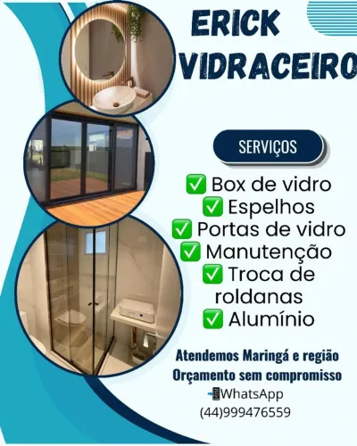 Vidraceiro e esquadrias de alumínio