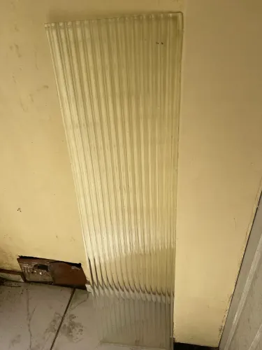 Vidro canelado para portas e janelas