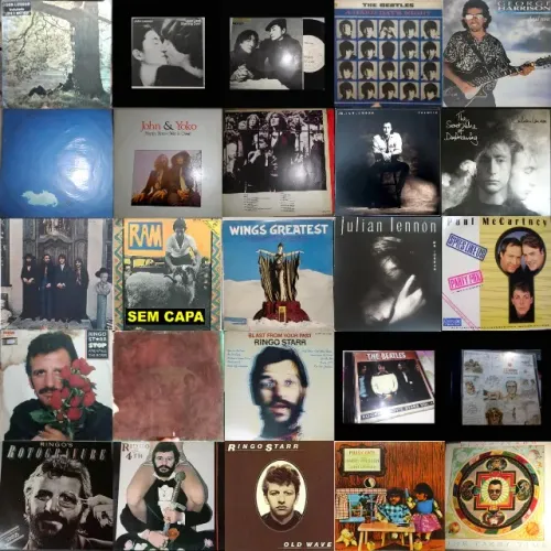 LPs Beatles e Carreira Solo