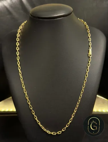 Cordão de ouro Cartier diamantado com 31.1g ( LOJA )