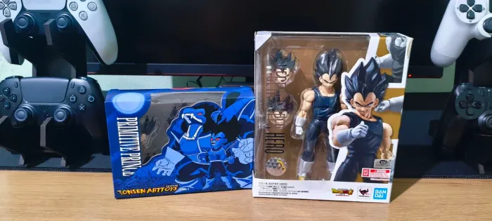 Sh figuarts Vegeta Super hero Bandai original + Kit Heads Tonsen
