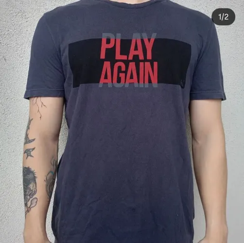Camisa cinza tamanho M